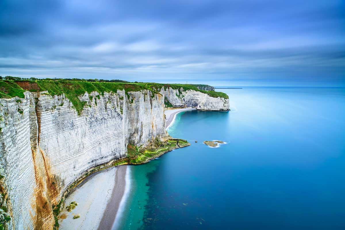 Les falaises d'Étretat en Normandie